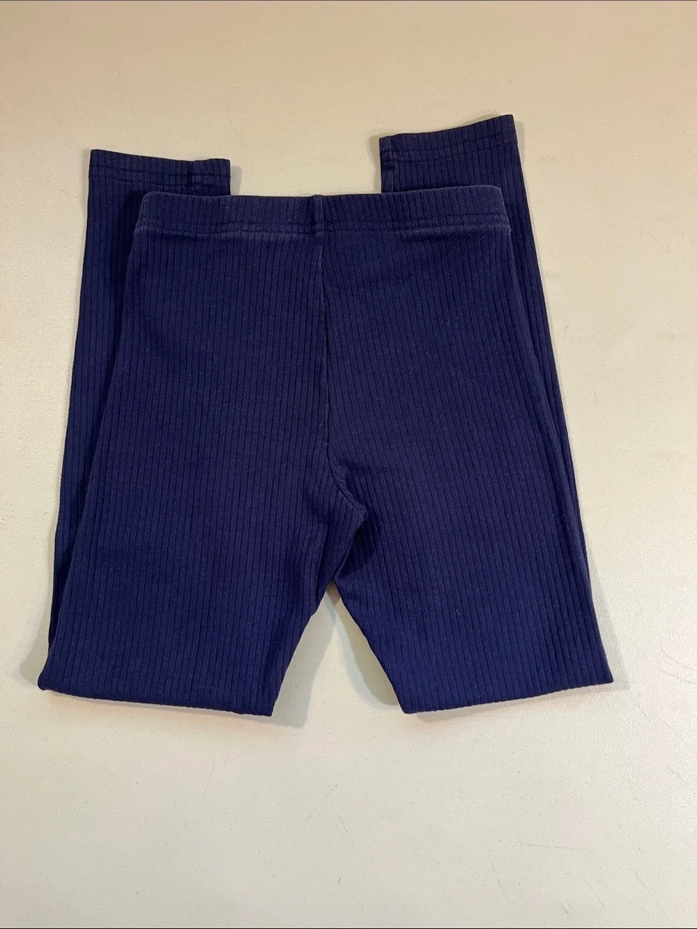 Old Navy Navy Ribbed Girls Leggings